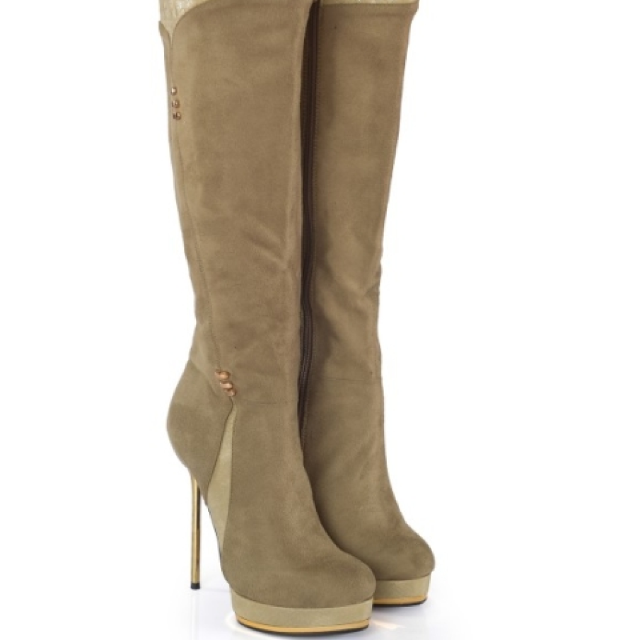 Cizme Mirno cu toc inalt