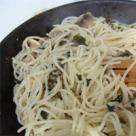 Spaghete cu ciuperci si busuioc