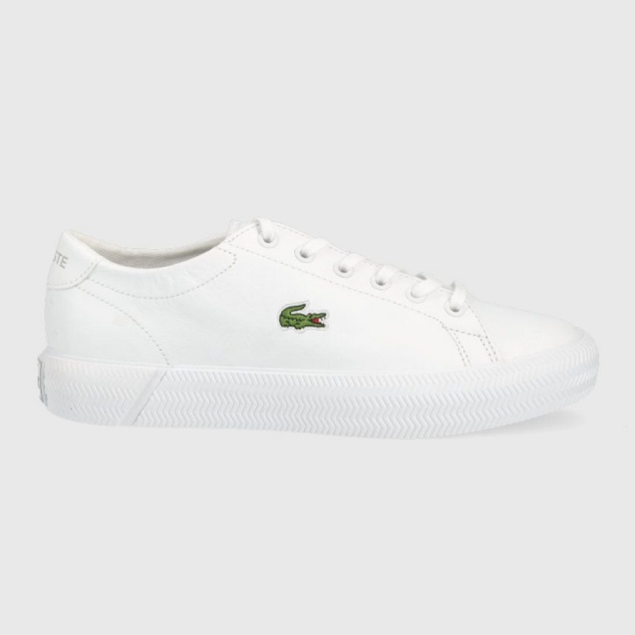 Pantofi de piele din colecția Lacoste cu talpă de gumă și brant Eco Ortholite care se adaptează la forma piciorului. 