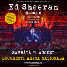 S-au pus în vânzare biletele la concertul ED SHEERAN, din 24 august 2024, la Arena Națională, București