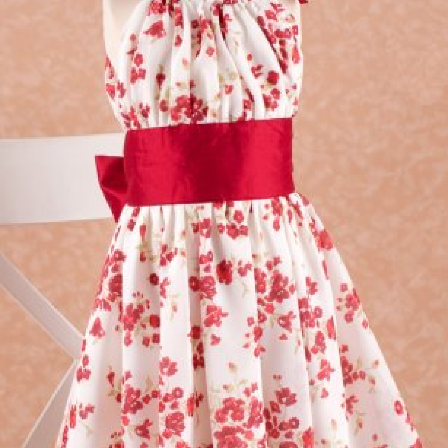 Rochita Petite Coco Red Flowers