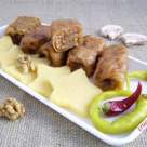 Sarmale de post cu ciuperci si nuci