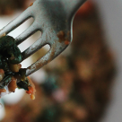 Mancare rapida de post cu linte si spanac