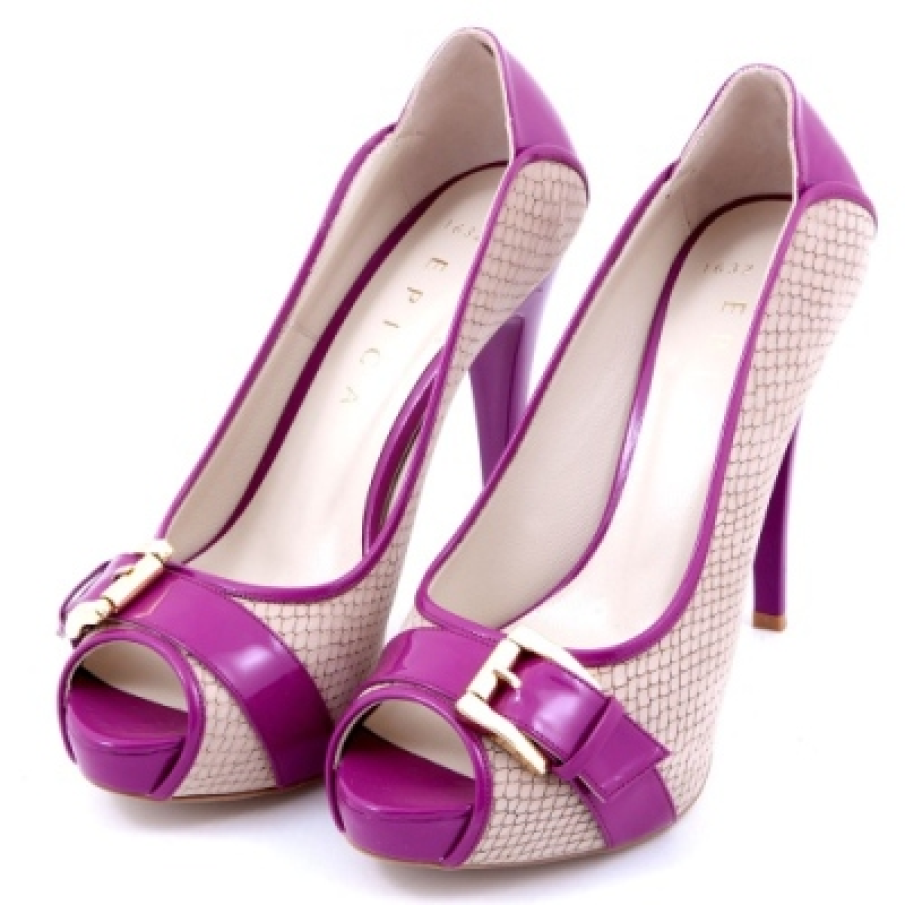 Pantofi din piele de sarpe 