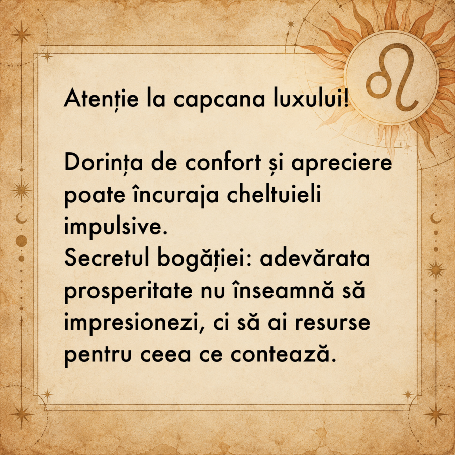 Leu cu Leu pentru... Leu! Zodia care deschide Portalul ABUNDENȚEI