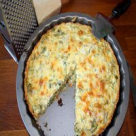 Tarta cu ceapa verde