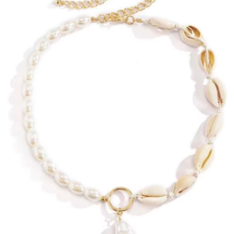 Colier cu perle și scoici, ADM, Seashell