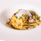 Rețeta unui chef celebru: 'Linguine 5 gusturi ale prospețimii' cu spumă de brânză de burduf