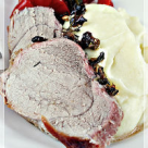 Friptura de porc cu rozmarin, usturoi si masline 