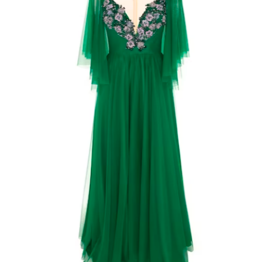 Acob à porter Rochie din tul cu broderie florală