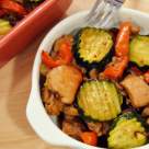 Idee pentru masa de pranz: Pui cu legume in sos Worcester