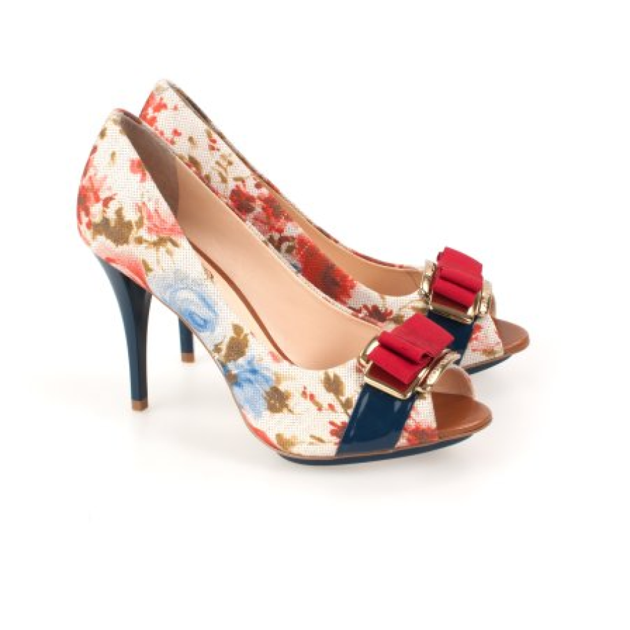 Sandale cu print floral