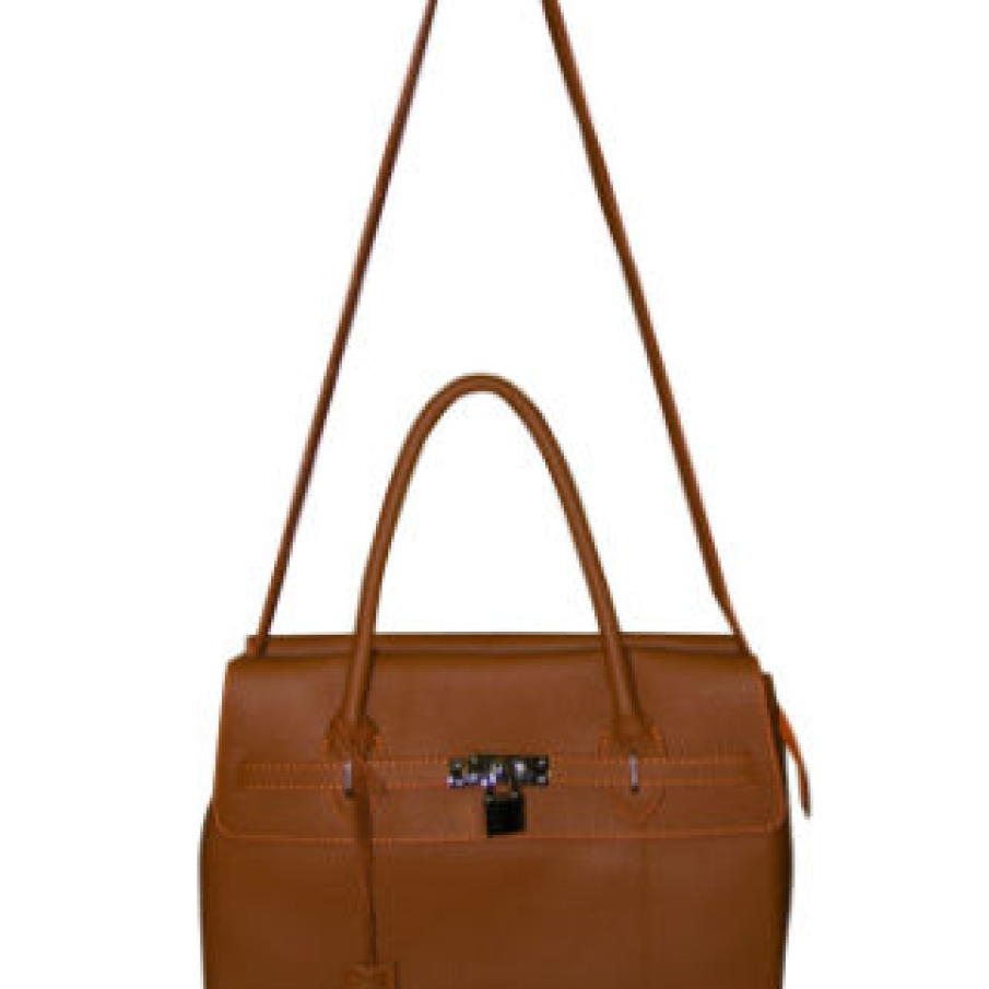 Geanta femei piele coniac