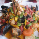 Paste cu scoici si fructe de mare