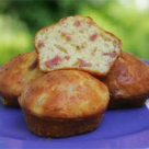 Muffins cu jambon si branza