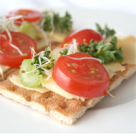 Tarta cu rosii si mac