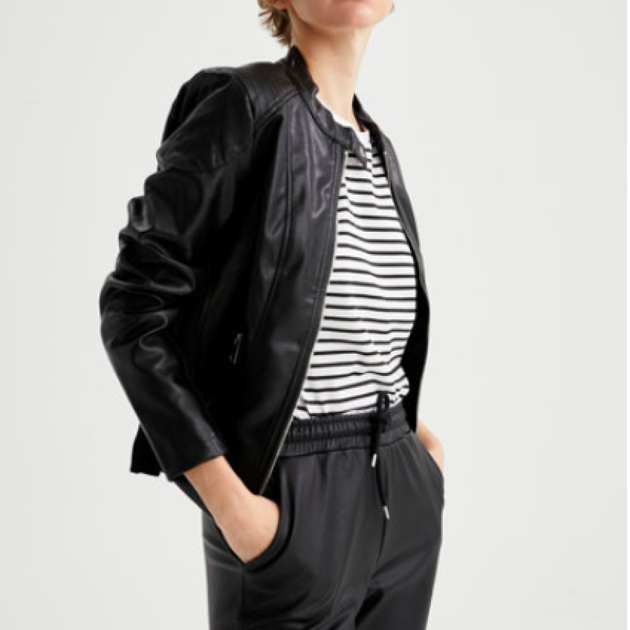 DeFacto Jachetă din piele ecologică cu fermoar