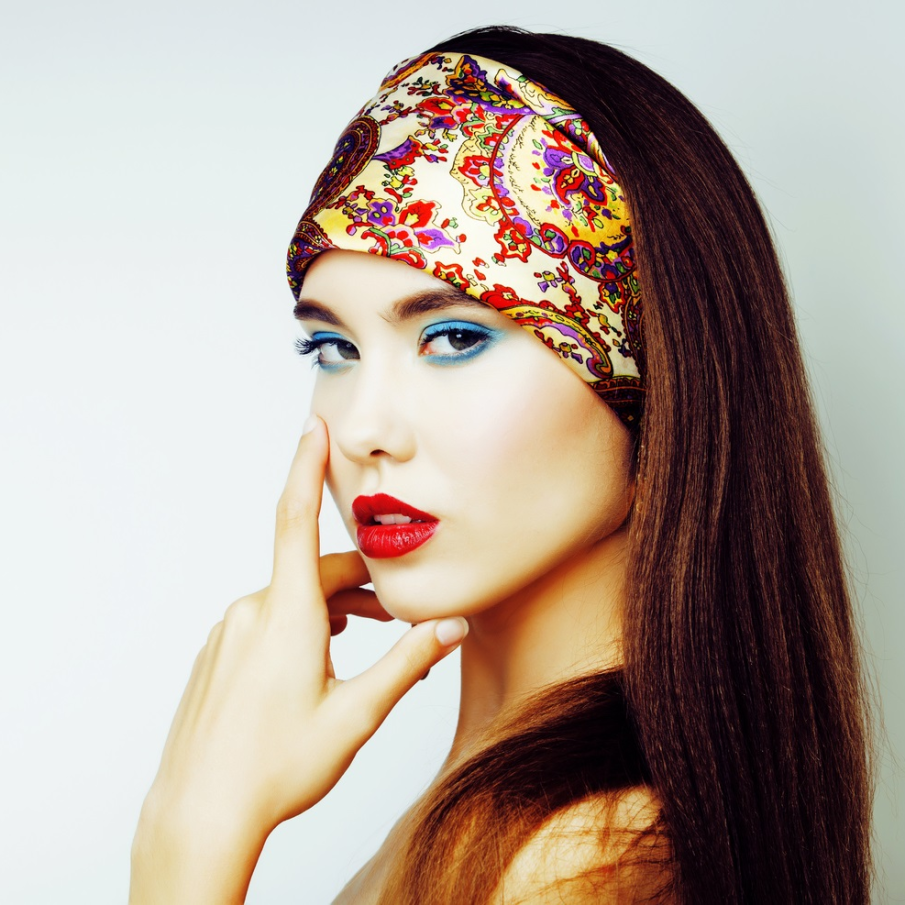 Esarfa de par in loc de bentita 