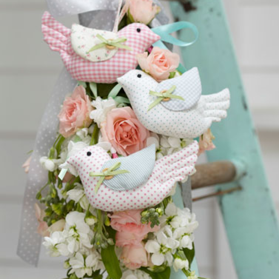 Aranjament central shabby chic