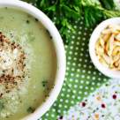 Supa-crema de broccoli cu leurda