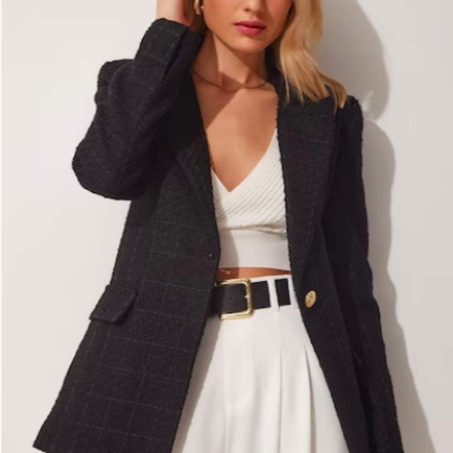 Happiness İstanbul Sacou din tuid cu revere decupate