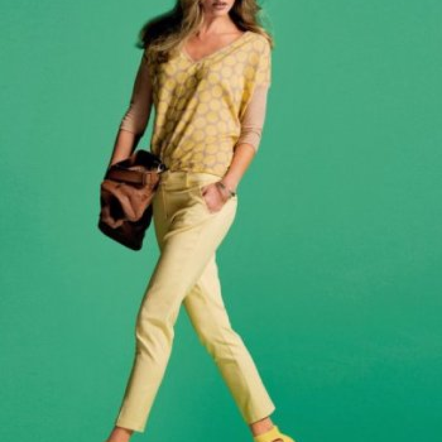 Bluza galbena de vara