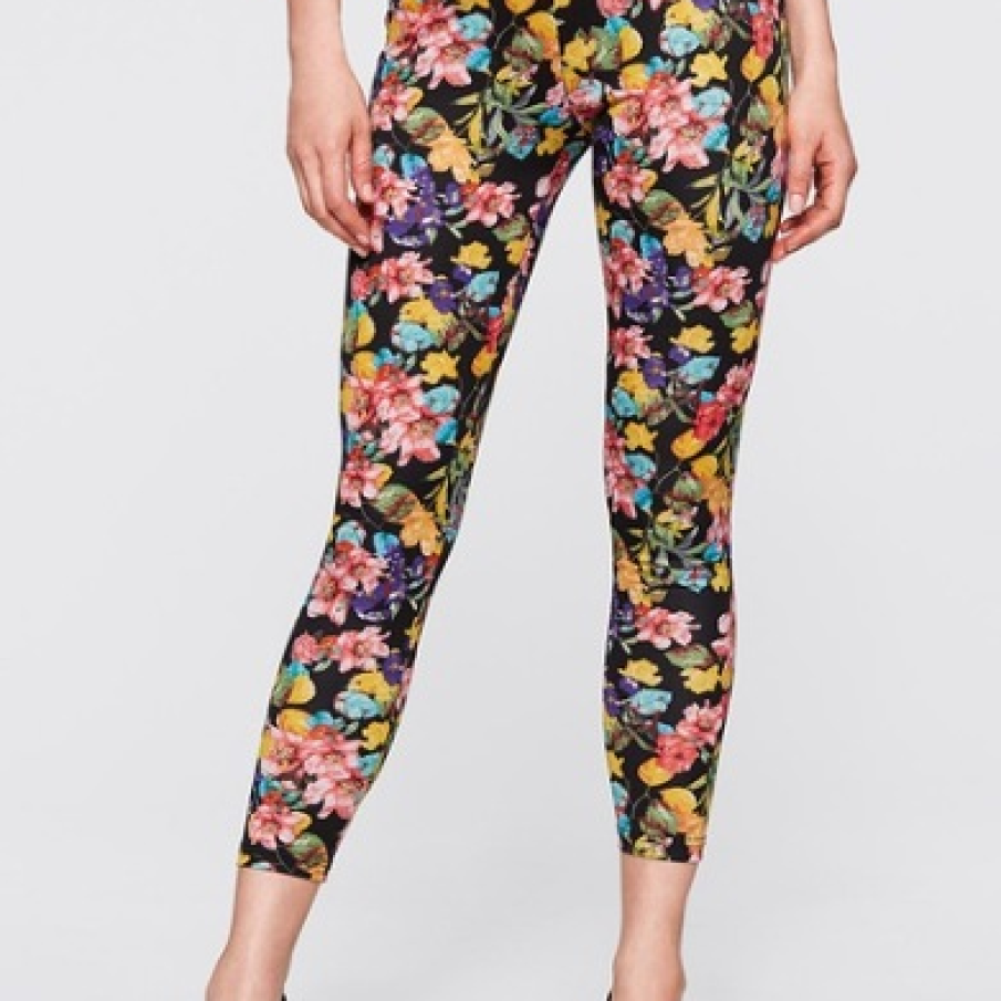 Colanti cu imprimeu floral