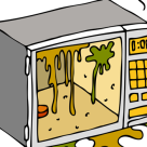 A nu se baga la cuptorul cu microunde!