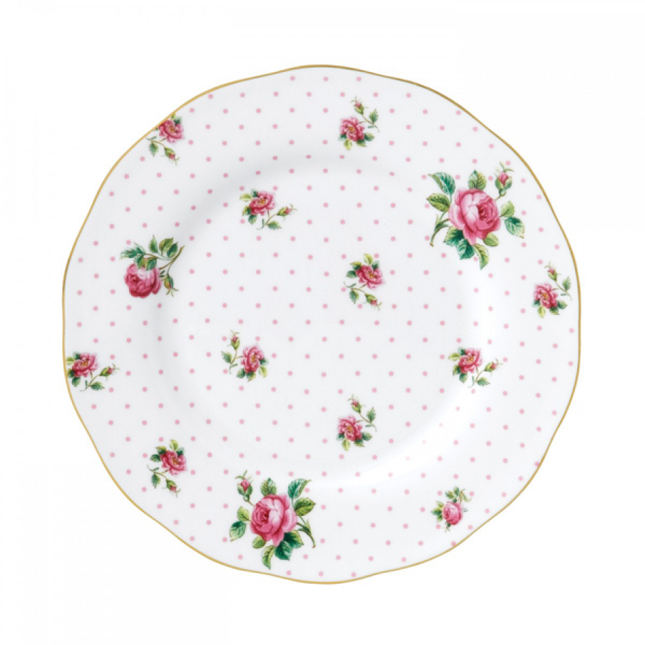 Farfurie New Country Roses White Vintage