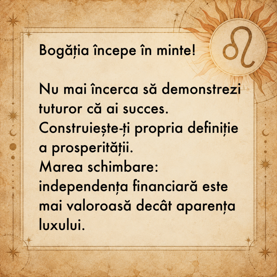 Leu cu Leu pentru... Leu! Zodia care deschide Portalul ABUNDENȚEI