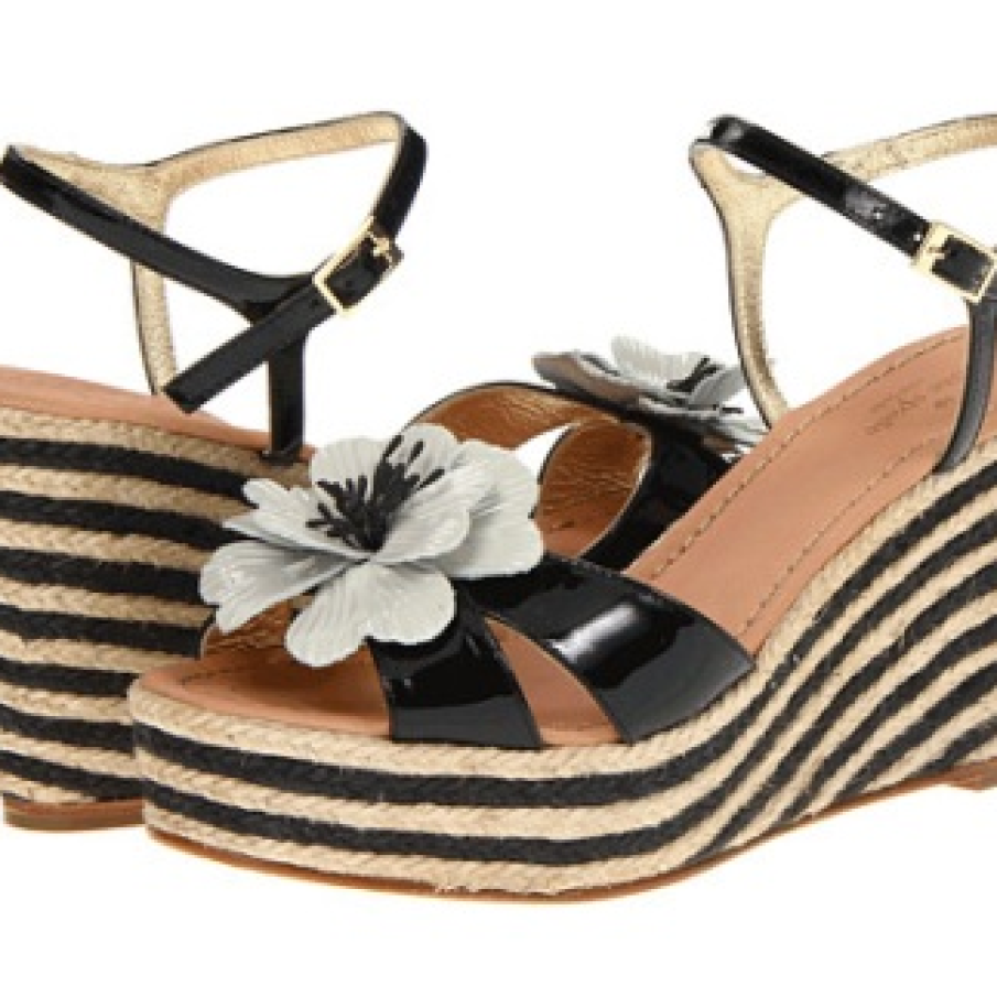 Sandale cu dungi si flori