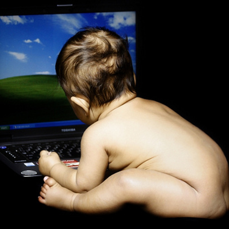 Bebelus la calculator