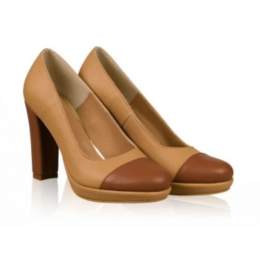 Pantofi din piele naturala Chocolate N 1