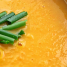 Supa-crema de morcov copt si turmeric