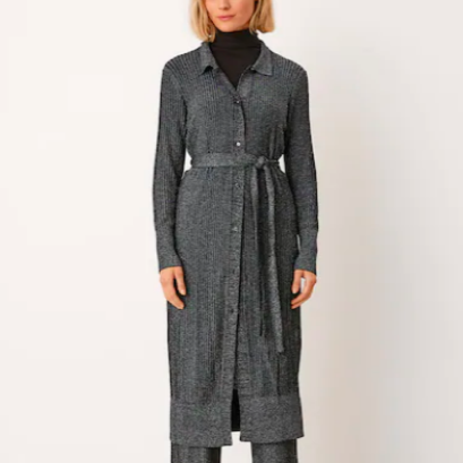 s.Oliver Cardigan cu nasturi și aspect strălucitor