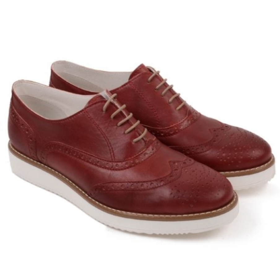 Pantofi Claudia, din piele naturala 