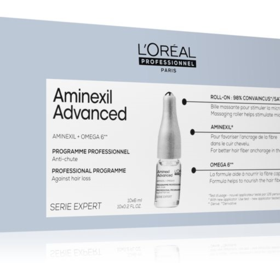 Ser hrănitor împotriva căderii părului din seria Expert Aminexil Advanced. Cu ajutorul lui, puteți avea un păr superb de la rădăcină la vârfuri datorită compoziției sale bogate în aminexil și omega 6