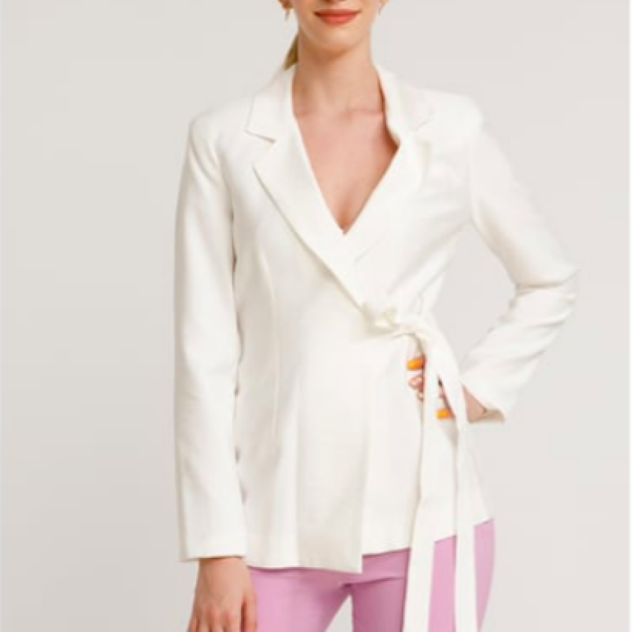 Marie Ollie Concept Sacou cu cordon în talie