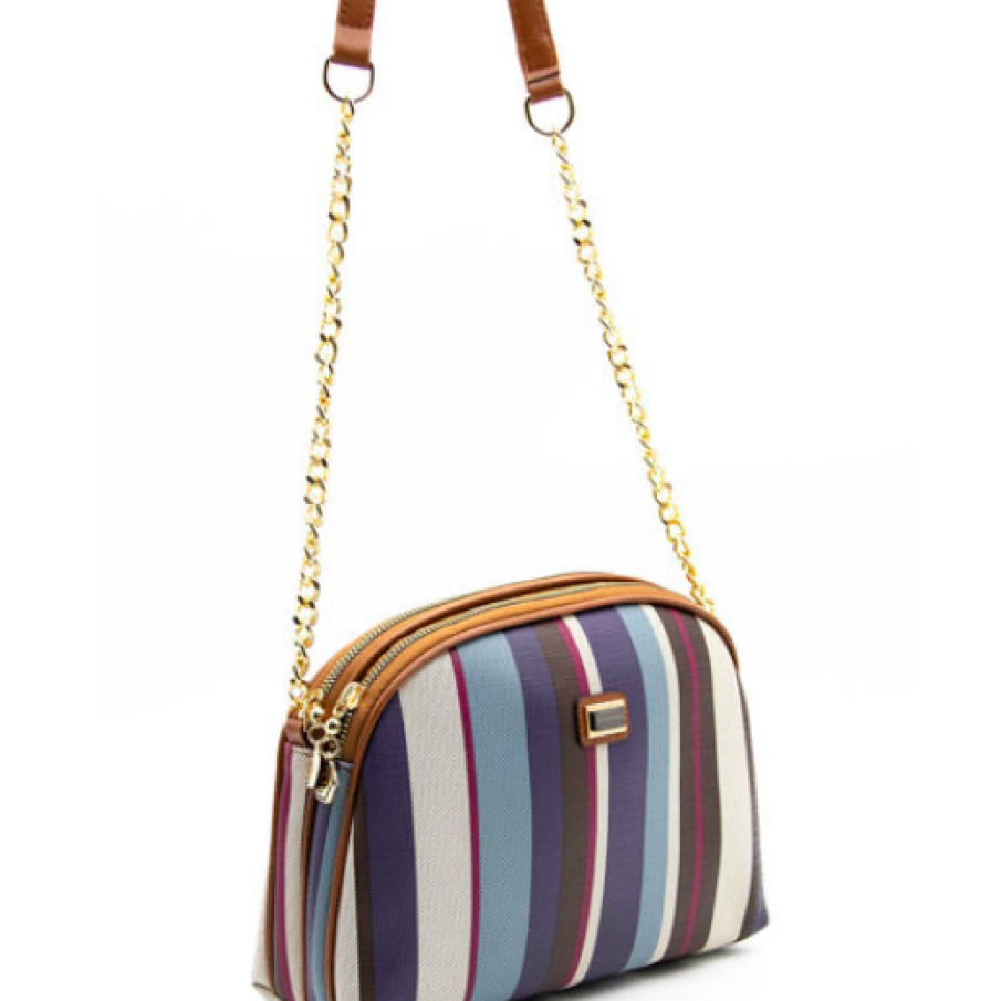 Silver&Polo Geantă crossbody cu dungi
