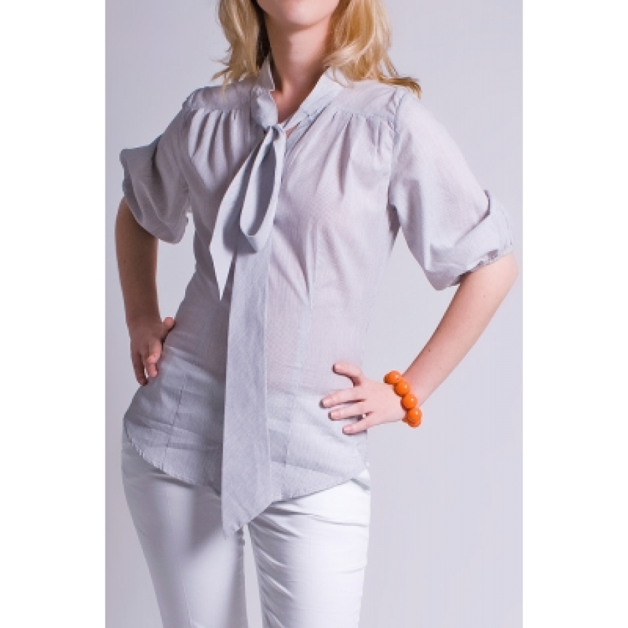 Bluza in dungi cu funda