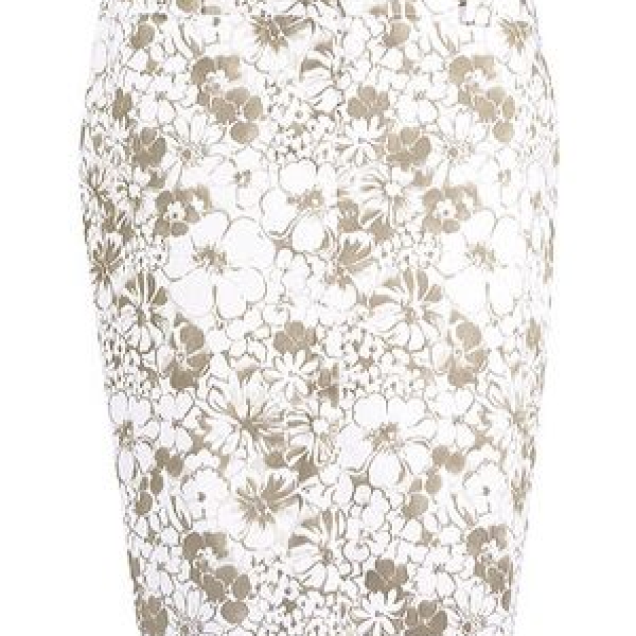 Fusta creion office cu imprimeu