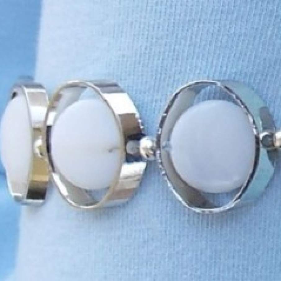 Bratara din sidef alb