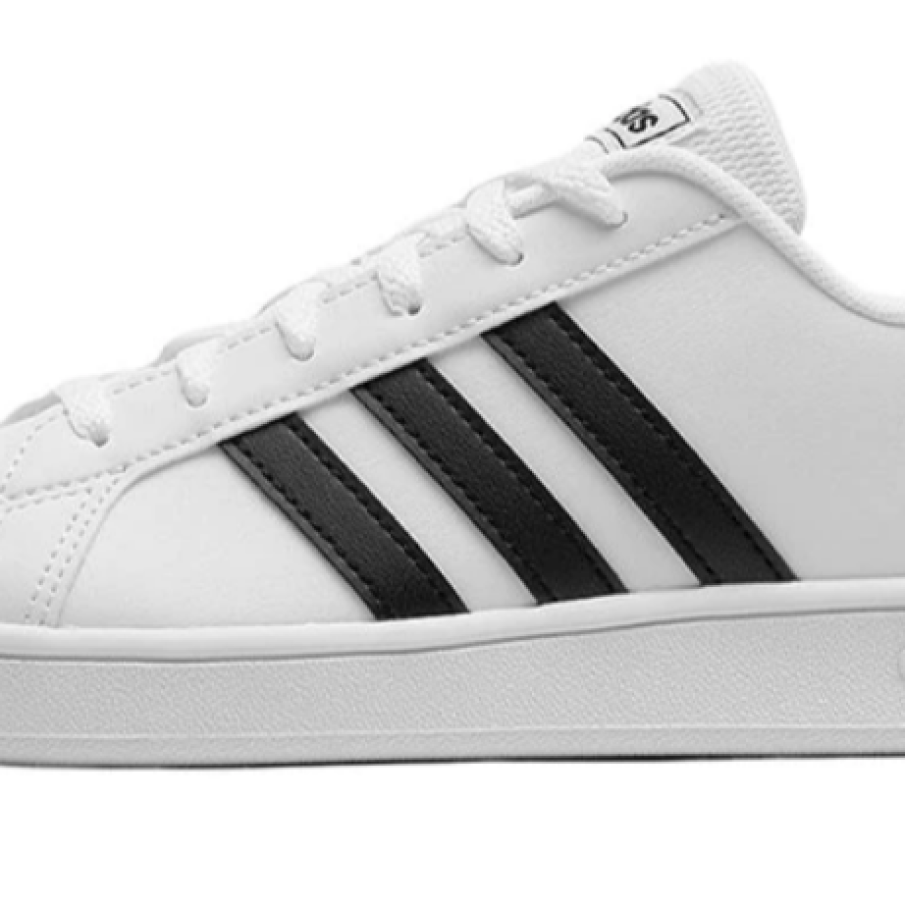 Teniși damă Adidas Grand Court K White Black, Alb