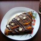 Clatite cu ciocolata si crema Chantilly