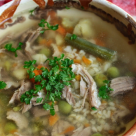 Ciorba de vitel cu legume si bulgur