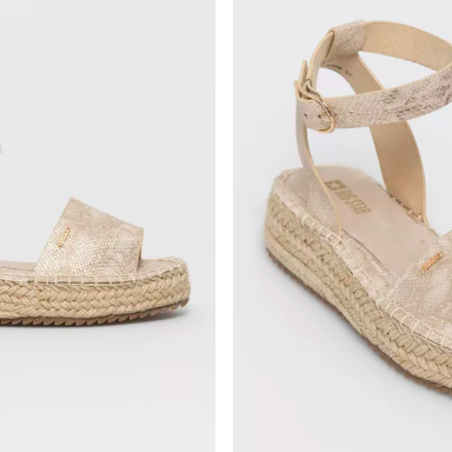 Sandale aurii tip AVARCA piele de șarpe