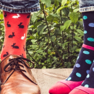 Sosete simpatice cu imprimeu deosebit