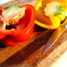 Ardei umpluti cu varza in sos alb