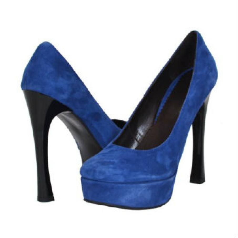 Pantofi Piele Naturala High Street Albastru