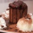 Brownies cu inghetata de vanile